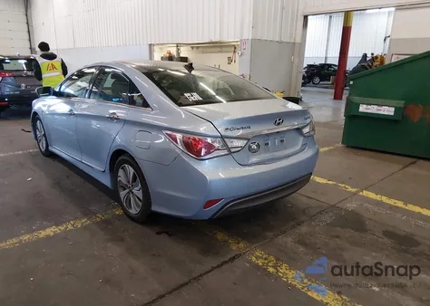 2013 Hyundai Sonata Hybrid Limited z USA, uszkodzony, nr VIN KMHEC4A40DA096374